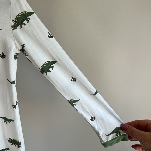 Kyte Baby Matcha Dino Long Sleeve Pajamas 5T - Picture 10 of 16